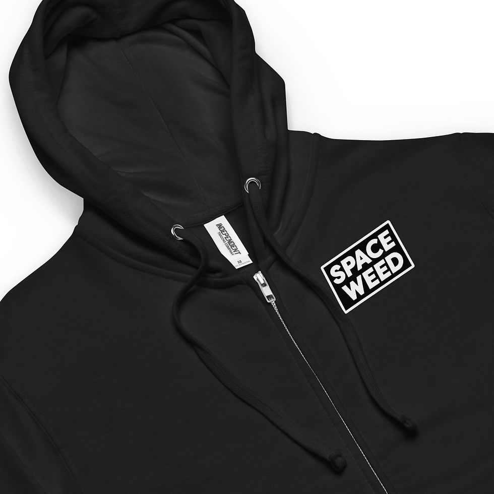 Thumbnail: Unisex fleece zip up hoodie