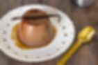 Flan de chocolate vegano