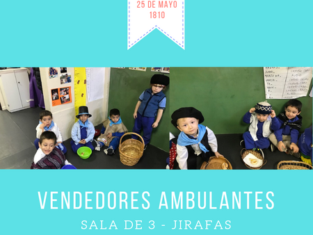 Sala de 3 - Jirafas. Vendedores Ambulantes