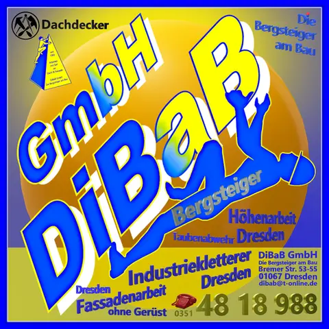 Dachschaden Dresden | DiBaB GmbH – Dachdecker + Bergsteiger = Dachsteiger & Industriekletterer