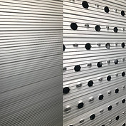 Surface texture solid or perforated