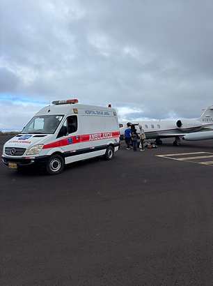 International air ambulance