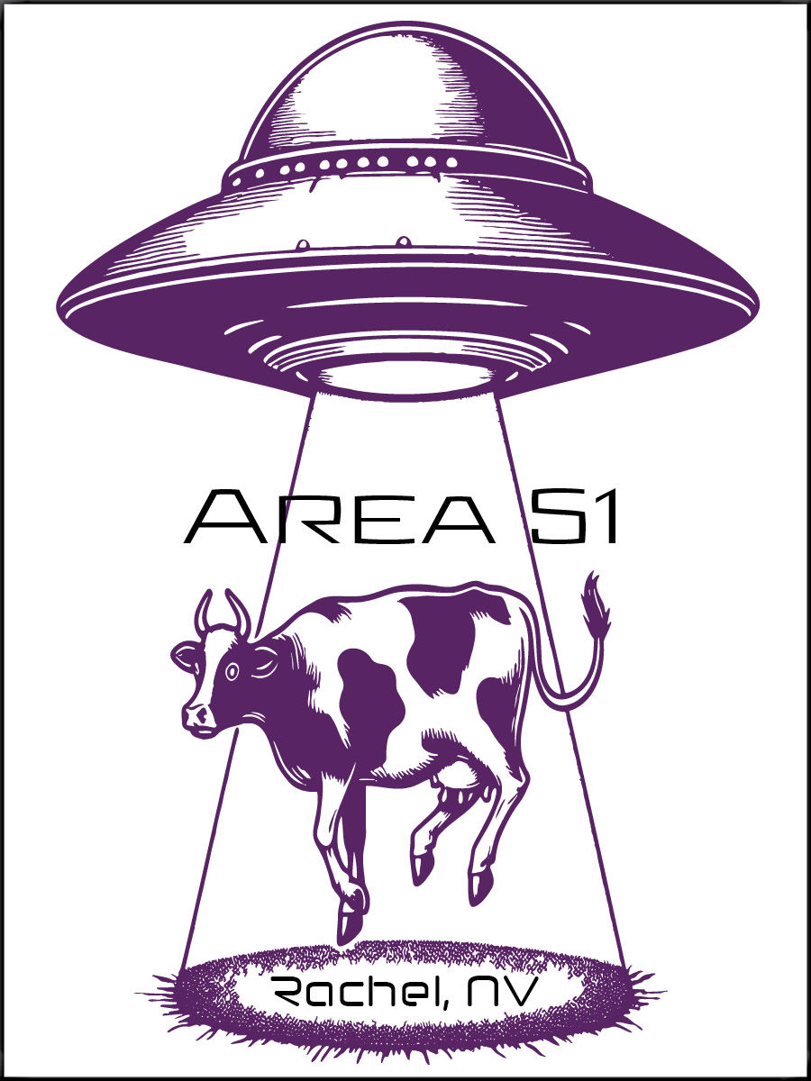 Close Encounters of the Cutest Kind - Purple Cow Abduction