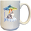 Thumbnail: Gray Cat Abduction Personalized 15 oz Area 51 Ceramic Mug