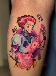 Anime Tattoo in Farbe