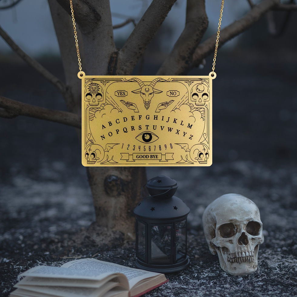 Thumbnail: Ouija Board  - collage, Ricardo Style, acrylic jewellery