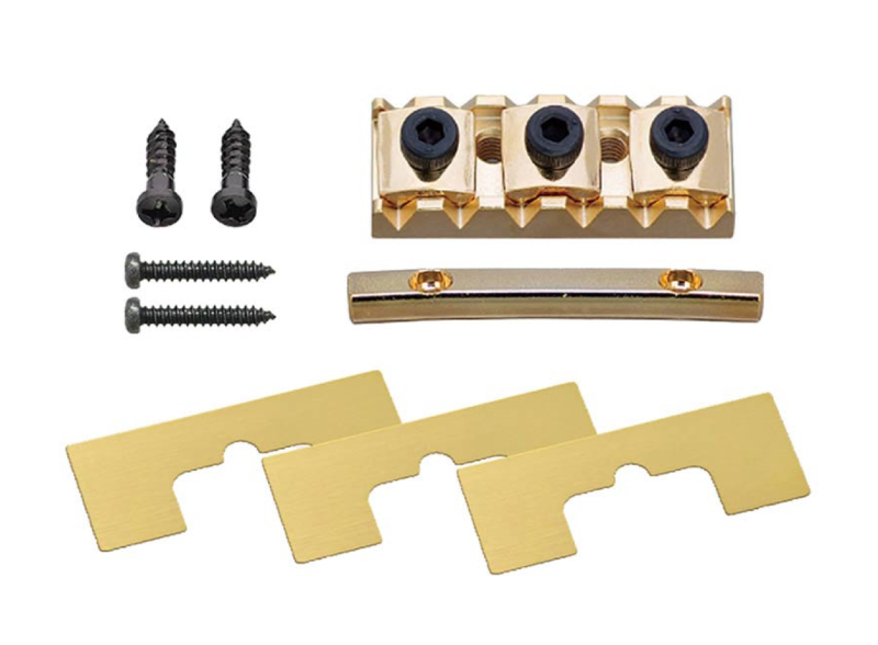 GOTOH® GHL-2 Guitar Locking Nut-Top Mount (R4) 43mm ~ Gold