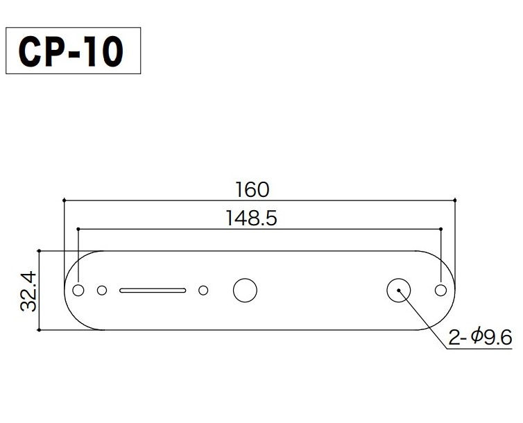 Thumbnail: GOTOH® CP-10 Gold Telecaster® Guitar Control Plate ~ MIJ