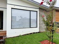 Zebra Blind from outside