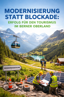 Modernisierung statt Blockade: Erfolg für den Tourismus im Berner Oberland