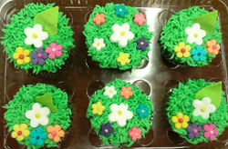 cupcakes flores