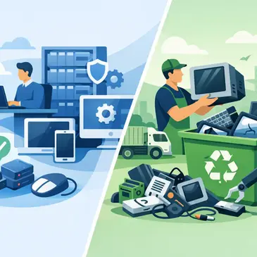 ITAD vs Electronics Recycling Explained
