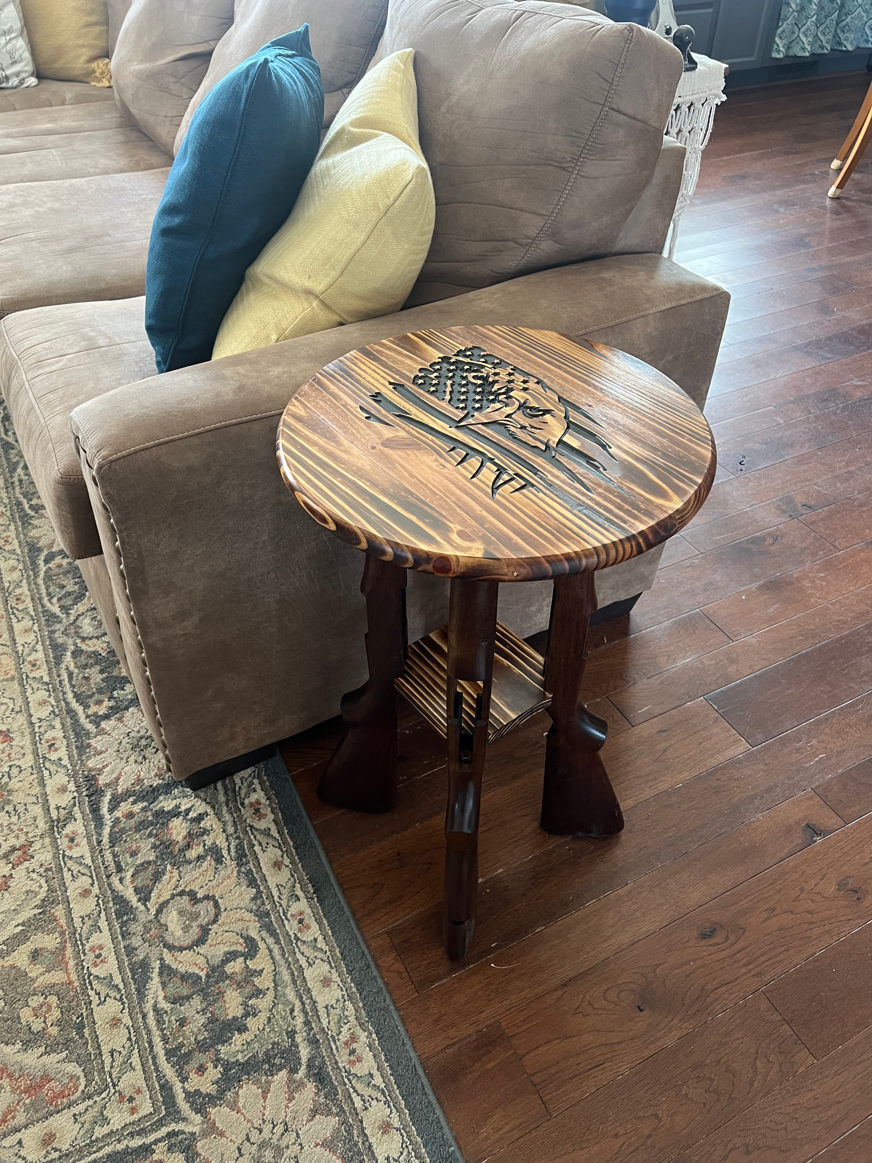 Authentic M1 Garand Rifle Gunstock Table