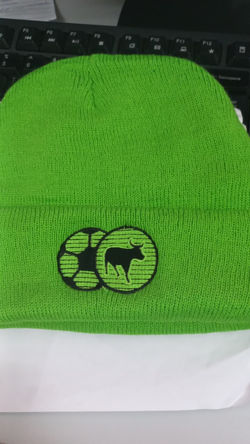 world cup beanies lime