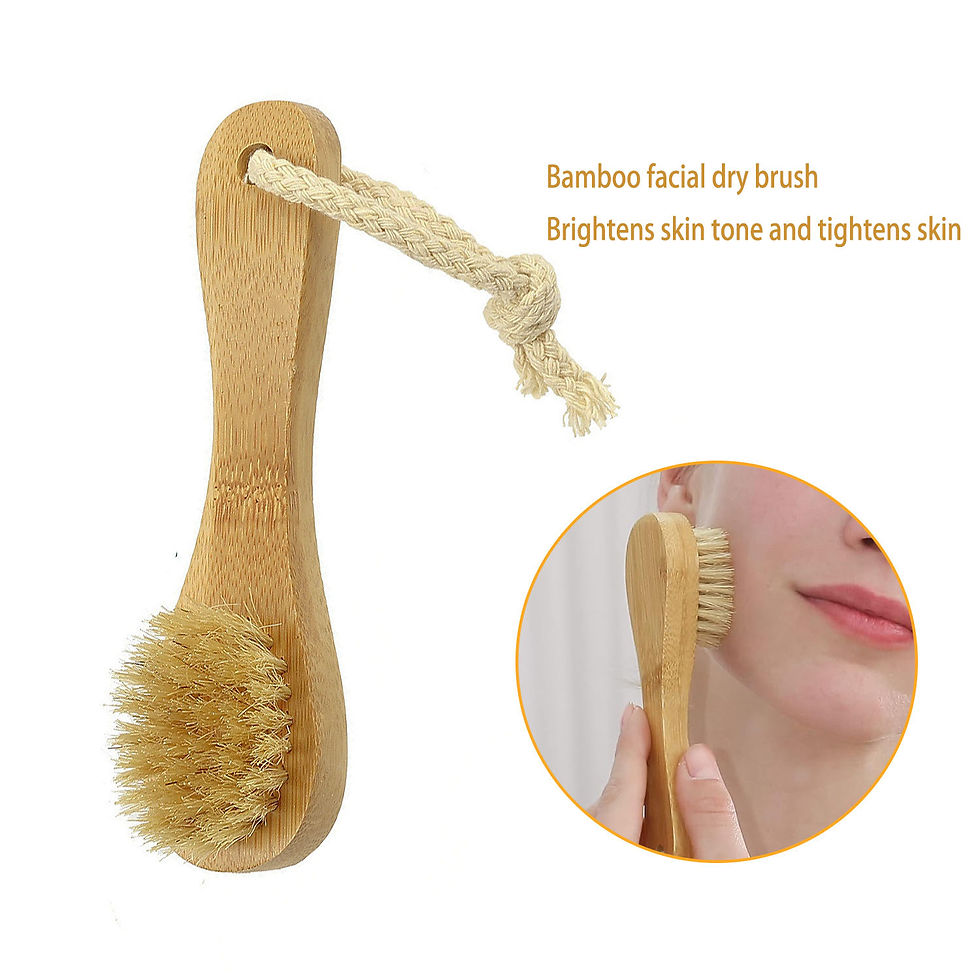 Thumbnail: Body Brush Set Exfoliating Body Dry Brush Facial Massage Brush Removing Dead Ski