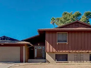 Before Landscaping Upgrade, exterior paint, siding repair, siding replacement, and door replacement