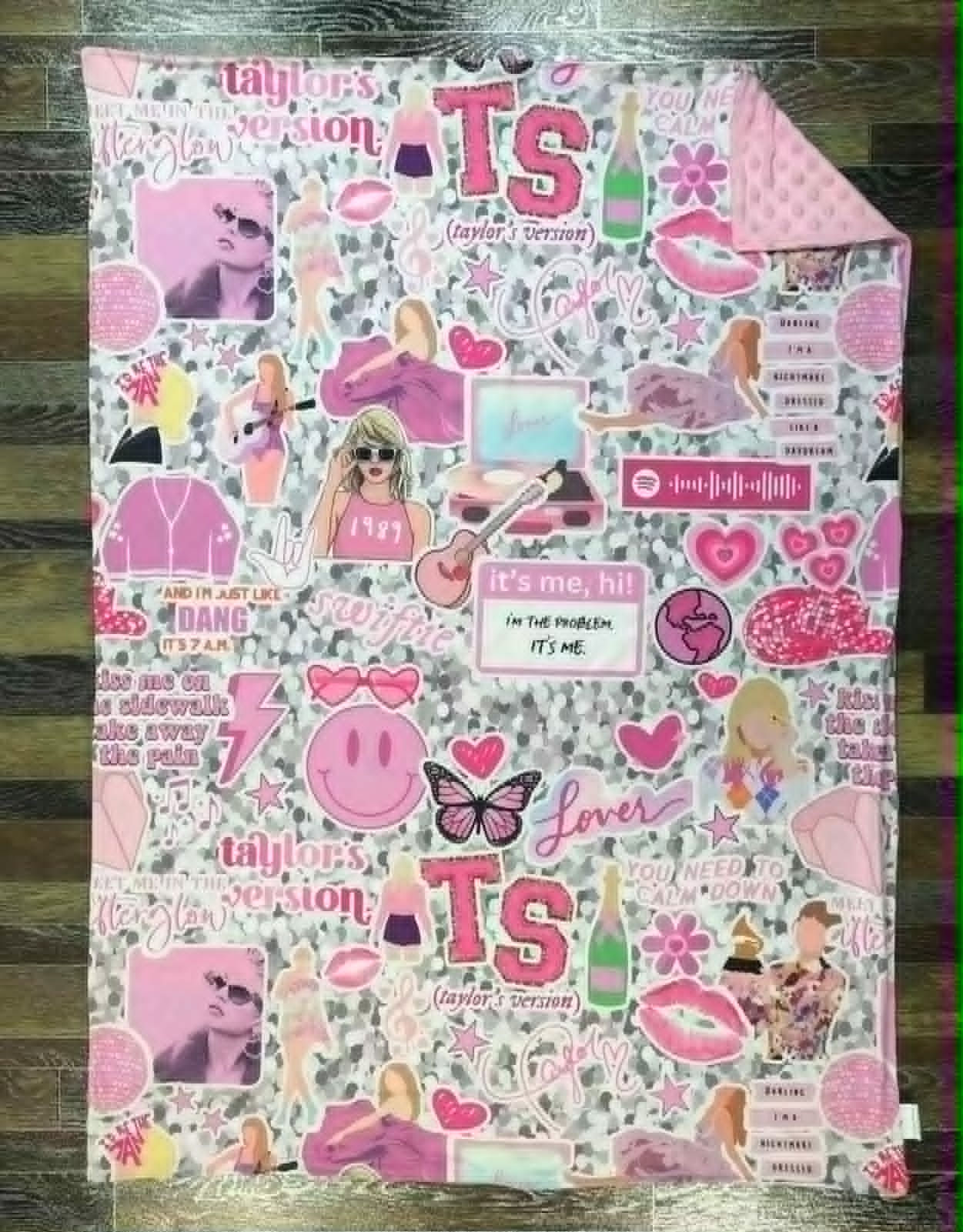 Taylor Pink Lightweight Cot Size Blanket
