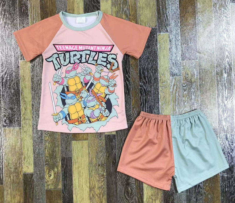 Ninja Turtles Summer Shorts Set