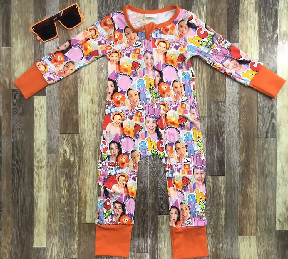 Ms. Rachel Bamboo Sleep Romper