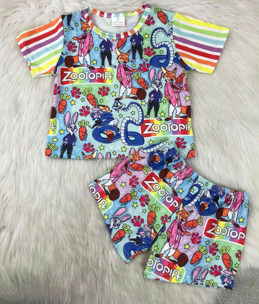 Zootopia Short Set