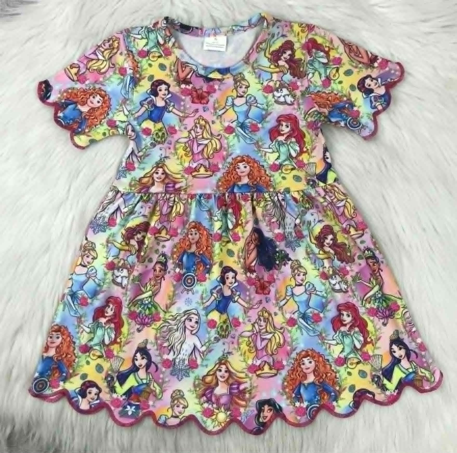 Princess Wave Hem Dress