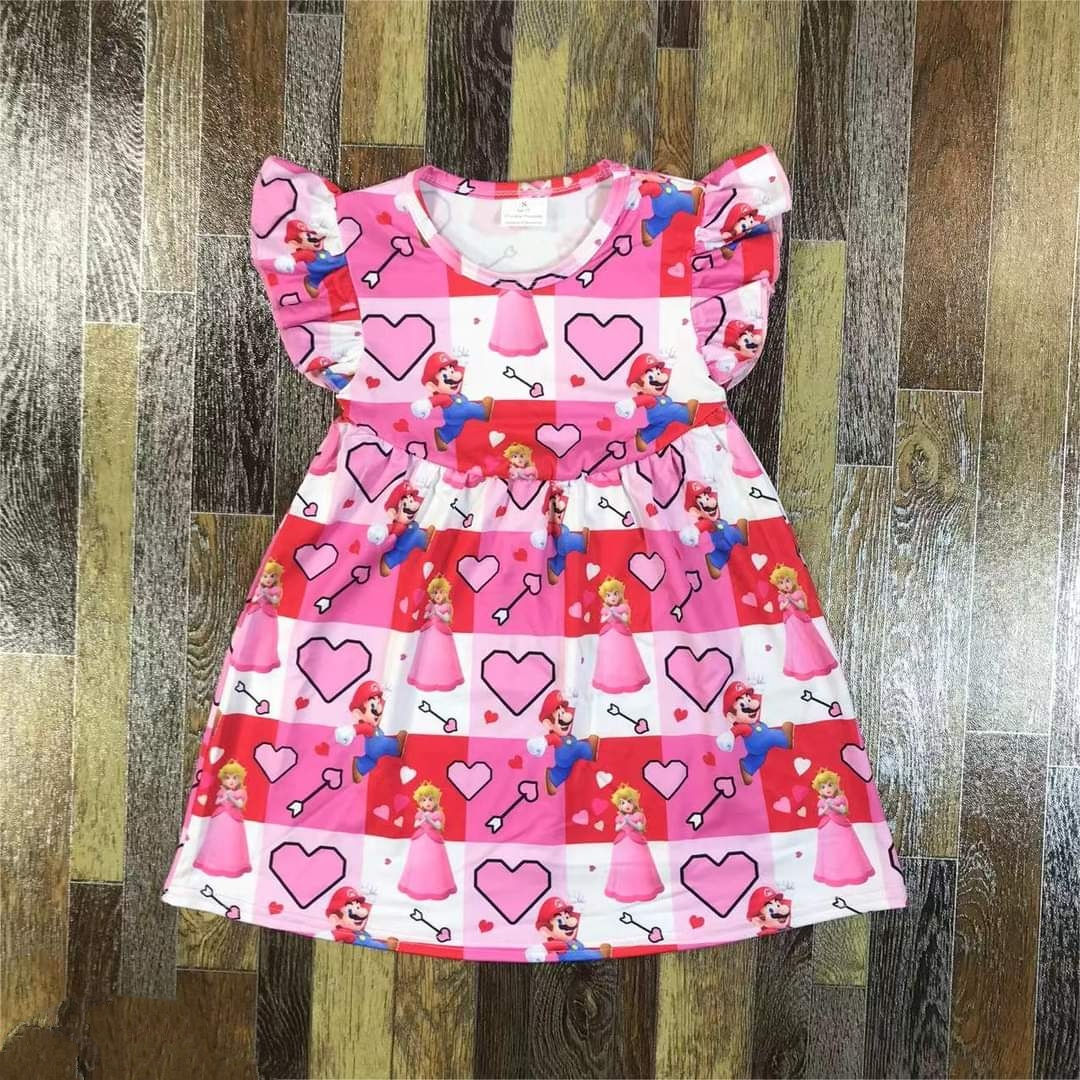 Mario Love Hearts Summer Dress