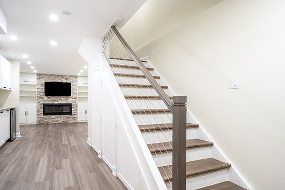 Newly renovated basement