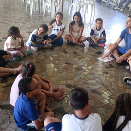 Após queda de muro do C.C.C.A crianças voltam as atividades em parceria com o Rotary Clube