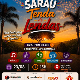 Sarau Tenda de Lendas reuniu música, circo, dança e atividades para toda a família em Mairiporã