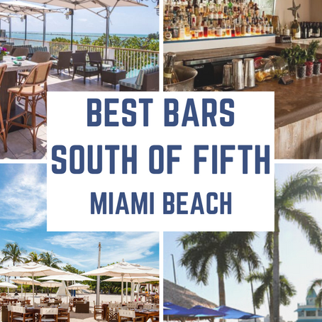 Best Bars South of Fifth - Miami Beach