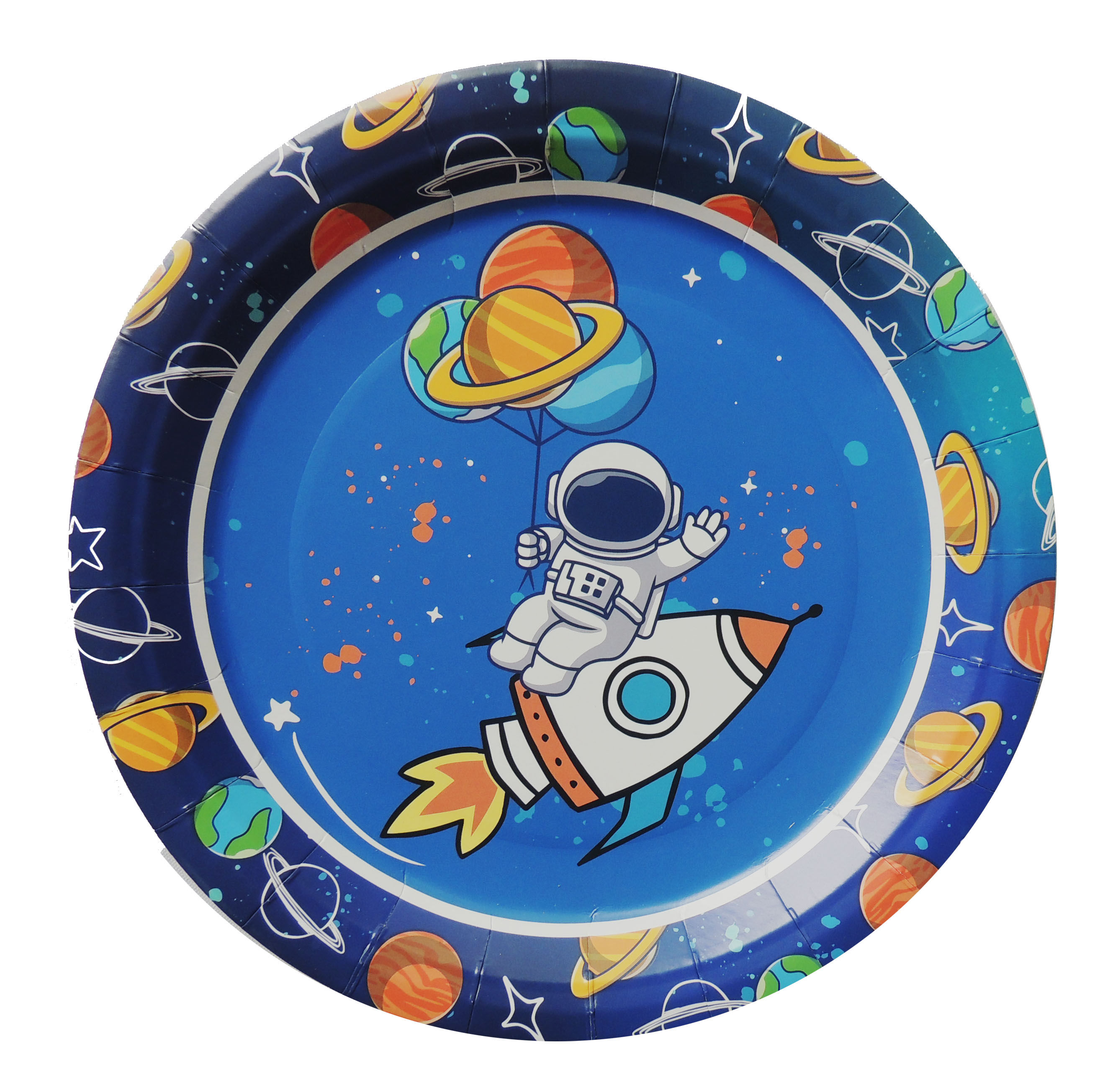 PLATO 9 PULGADAS LIBRES DE PLÁSTICO X 8 Unds