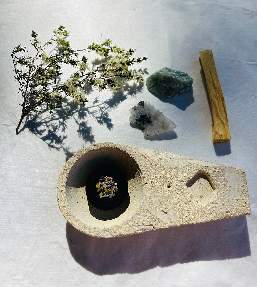 Thumbnail: Clay Diamond Multi-Use Incense Burner 