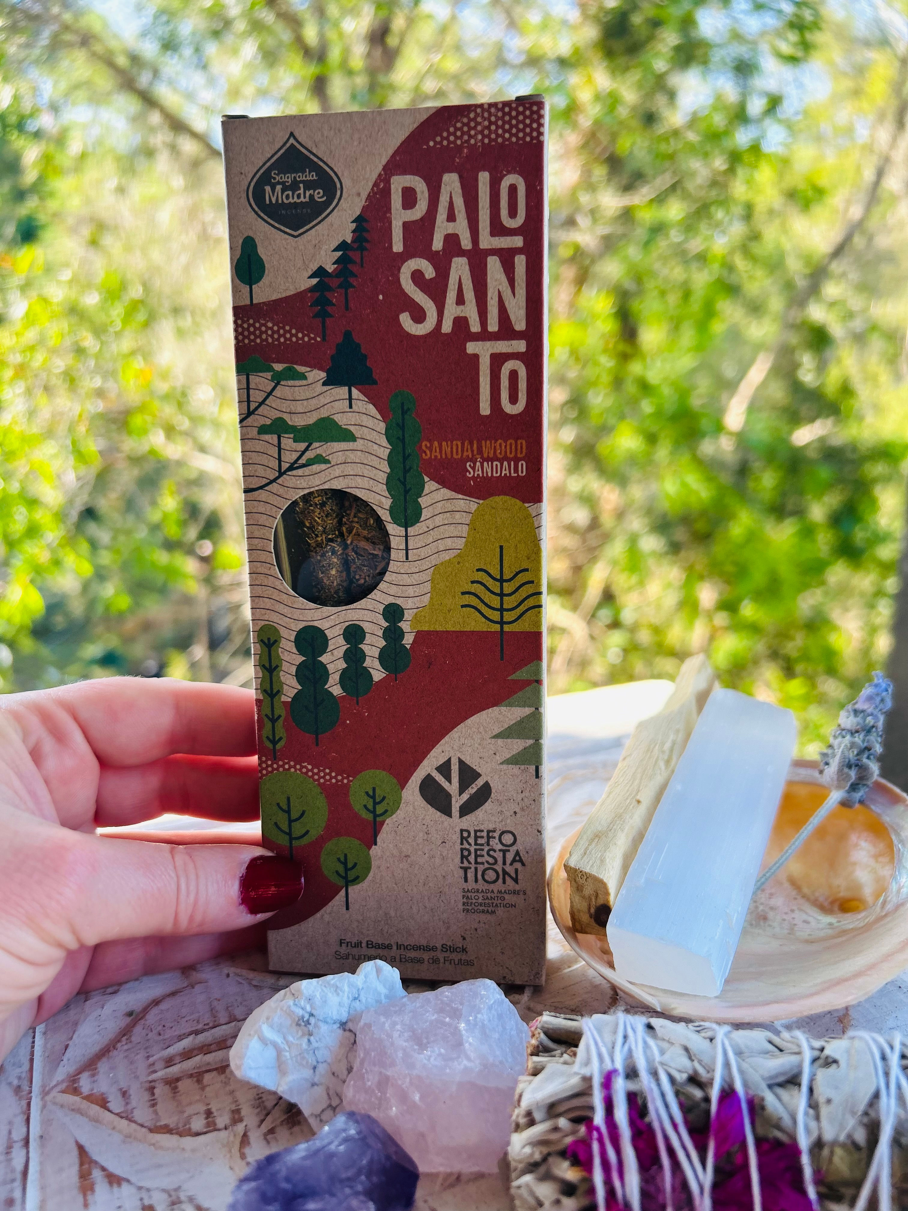 Sagrda Madre Palo Santo Incense – Sandalwood Blend