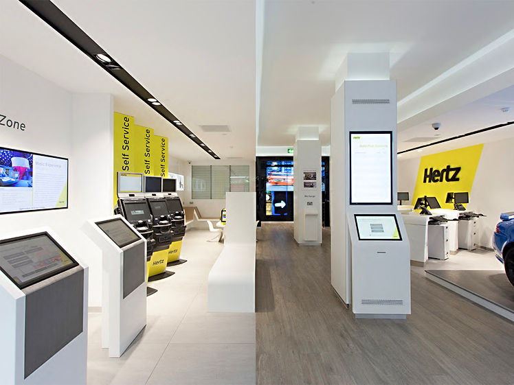 Hertz retail Interior Designer London