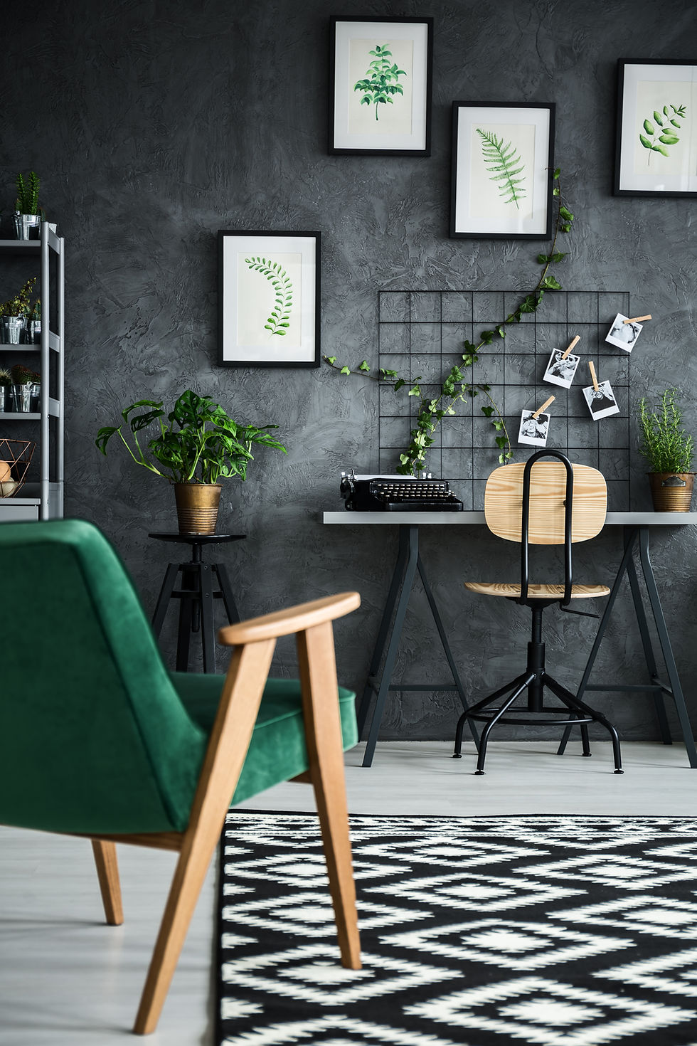 Decoração de escritório moderna
