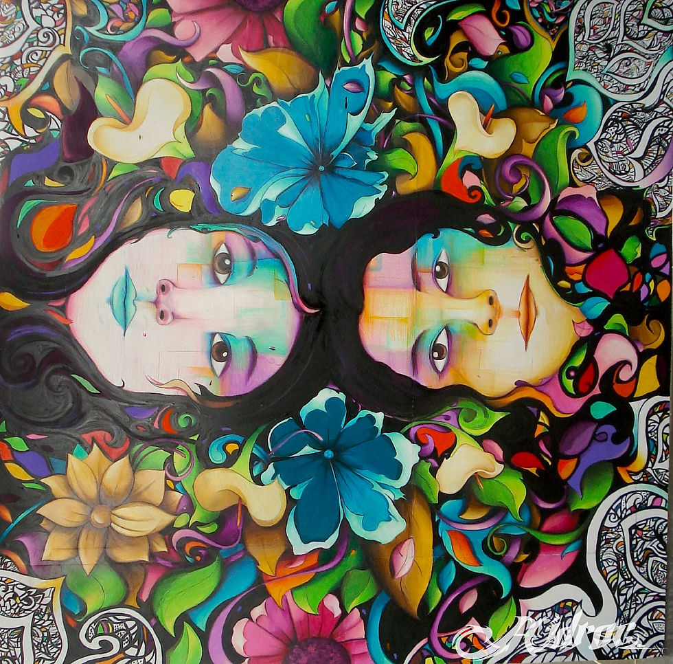 cuadros dos hermanas