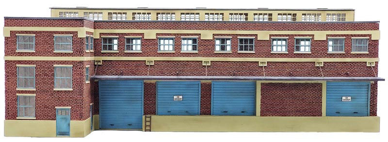 HO Scale - The Brick Freight House Kit - Reversed Version
