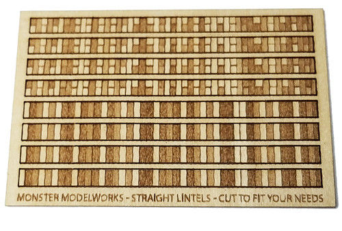 HO Scale - Vertical Brick Lintels