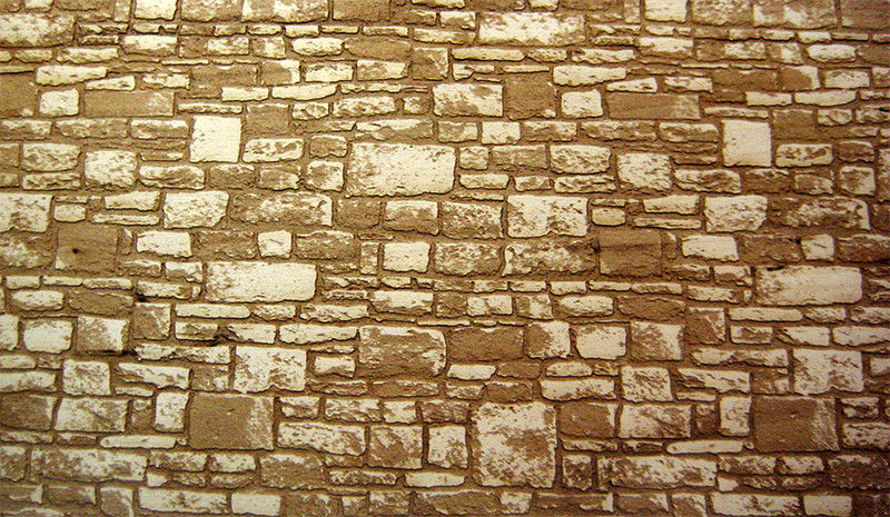 Large Mixed Cut Stone Interlocking Sheet 11.8 X 5.9 X 1/8