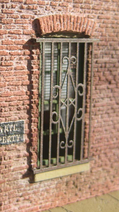 N Scale Old Brick Sheet 12"x6"x1/32" Basswood Sheet