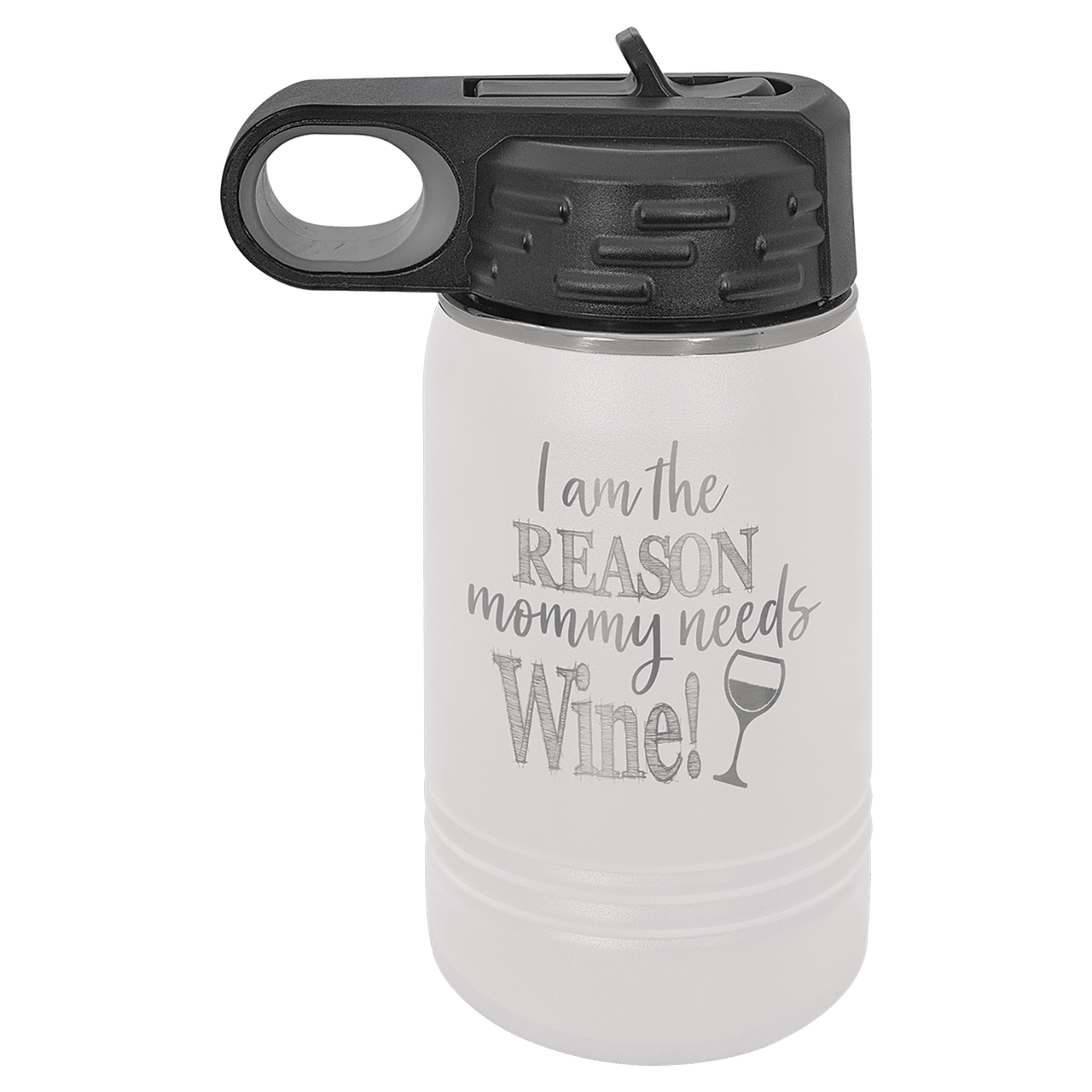 Polar Camel 12 oz. White Water Bottle