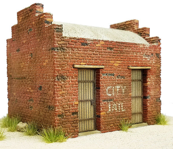 HO Scale - Brick City Jail Kit