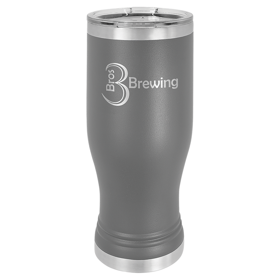 Thumbnail: Dark Gray 20 oz. Polar Camel Pilsner w/Clear Lid
