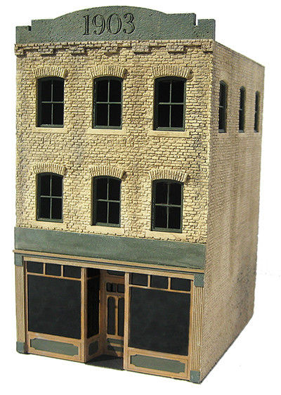 N Scale - 3 Story Storefront Make It Your Own Kit