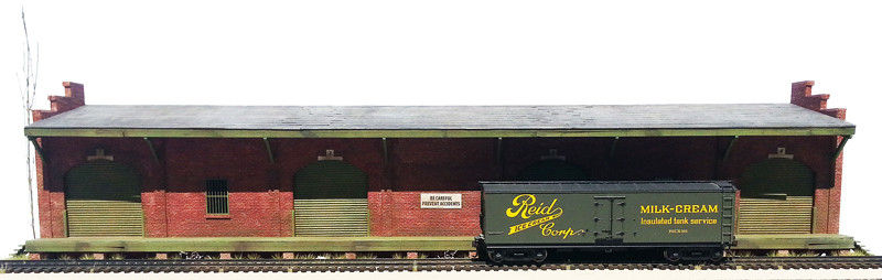 HO Scale - Freight Depot Flat Kit