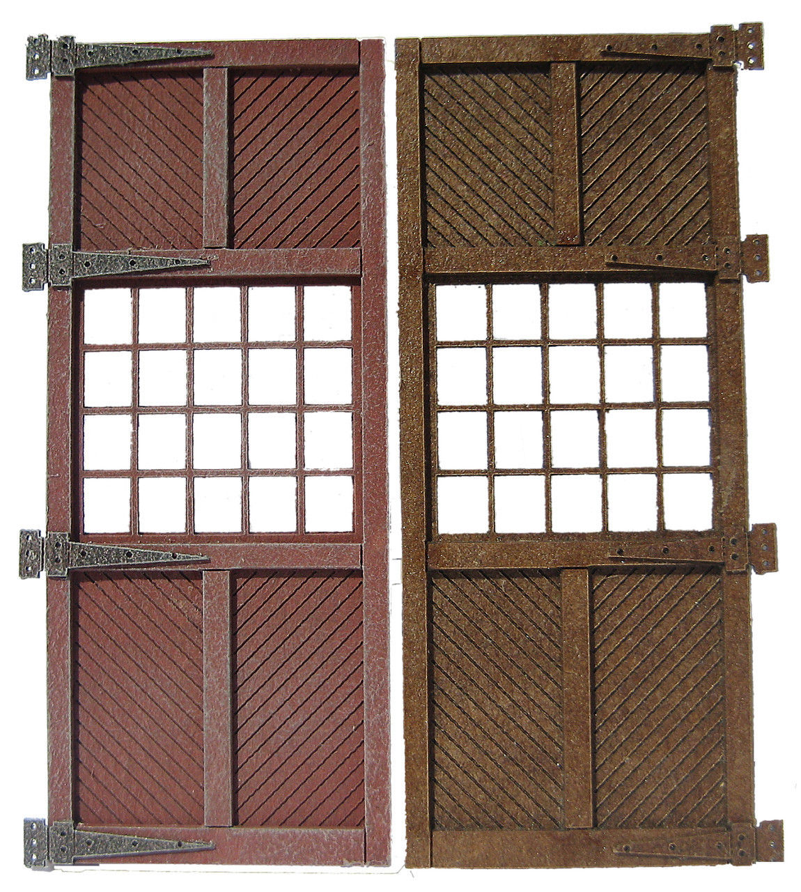 O Scale - 15' Narrow Gauge Engine House Doors w/Hinges