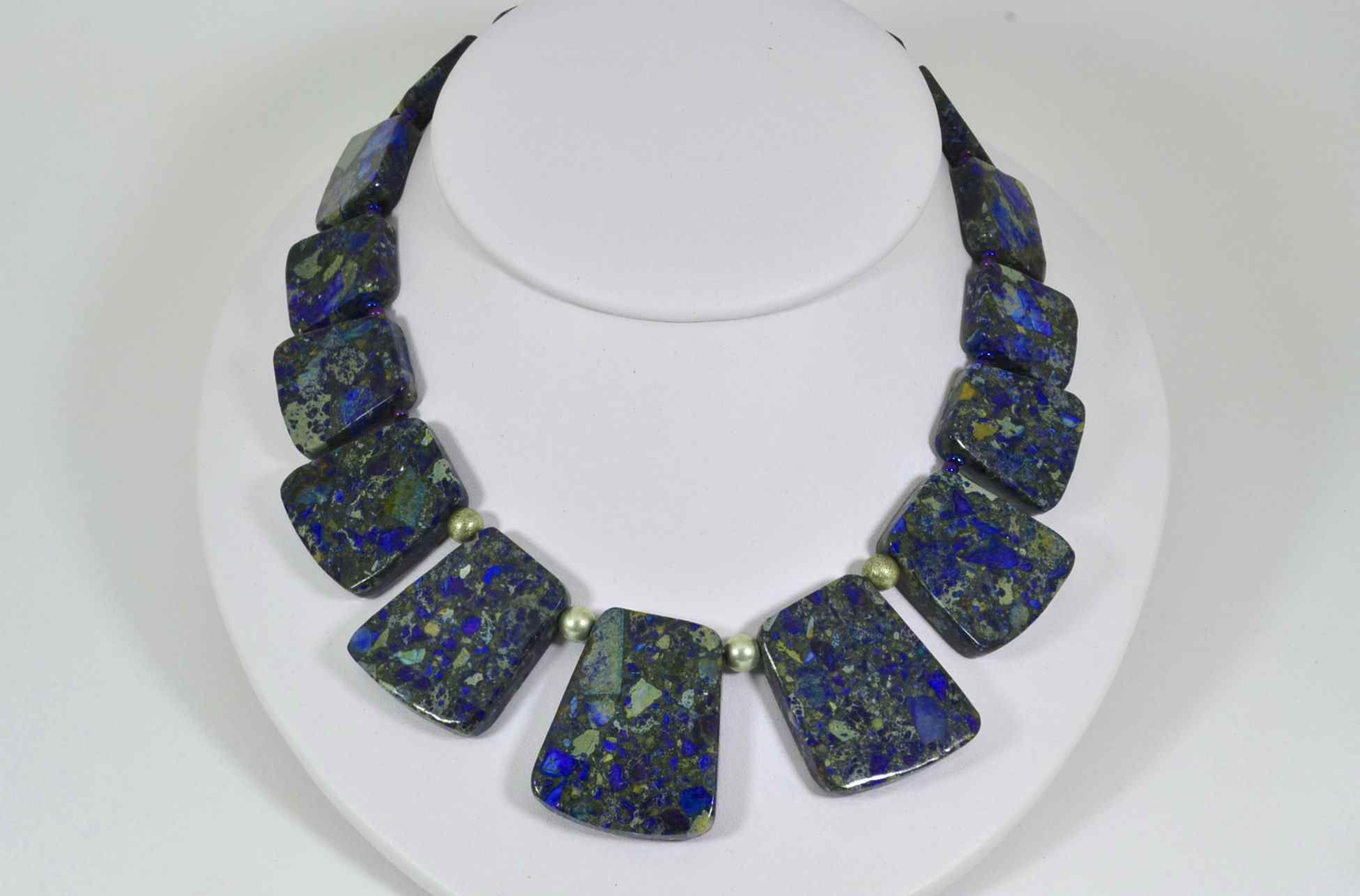 Κολιέ Χαολίτης Τυρκουάζ