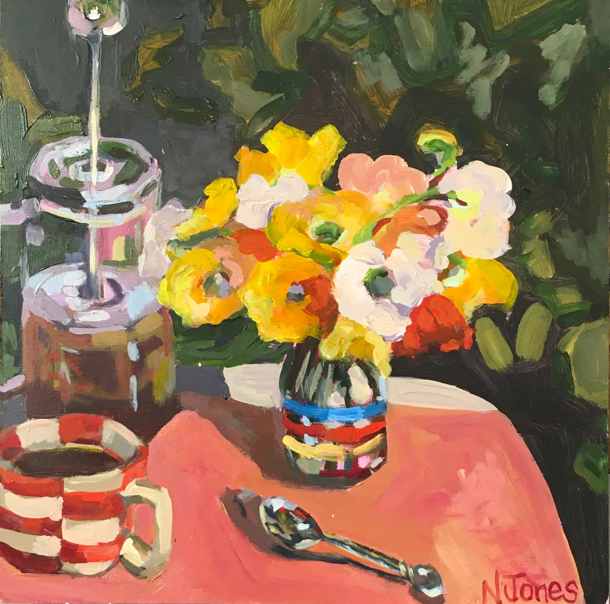 The winter garden poppies 