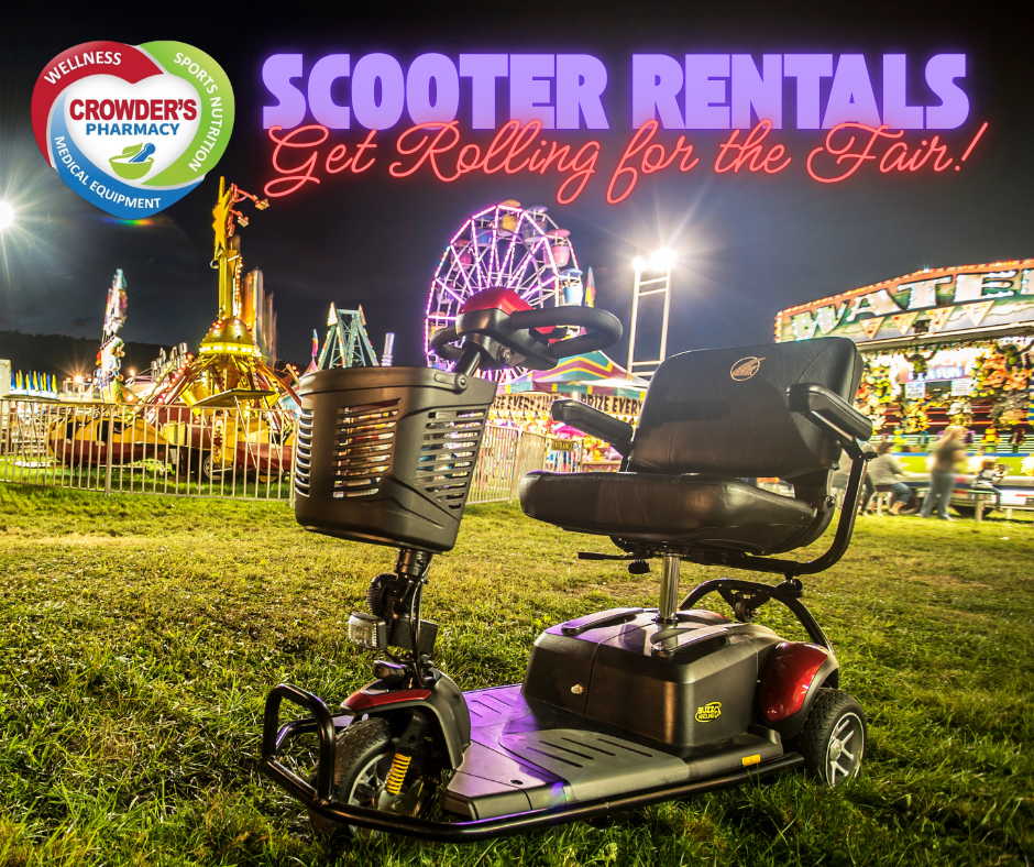 Rent a Scooter from Crowder's Pharmacy