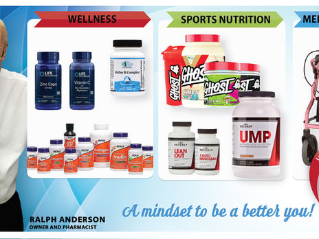 Ralph Anderson cuts ties with GNC and opens up his own high quality supplement and sports nutrition